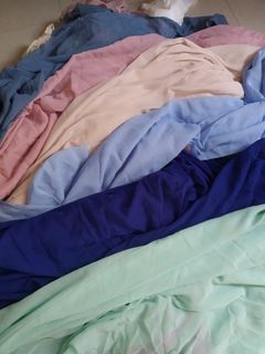 Chiffon and satin fabric!!!!!Selling my use fabric from my boutique 2yrds - 4yrds . Per kilo