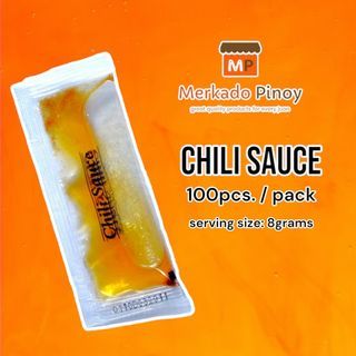 Chili Sauce 100pcs. Per pack Merkado Pinoy