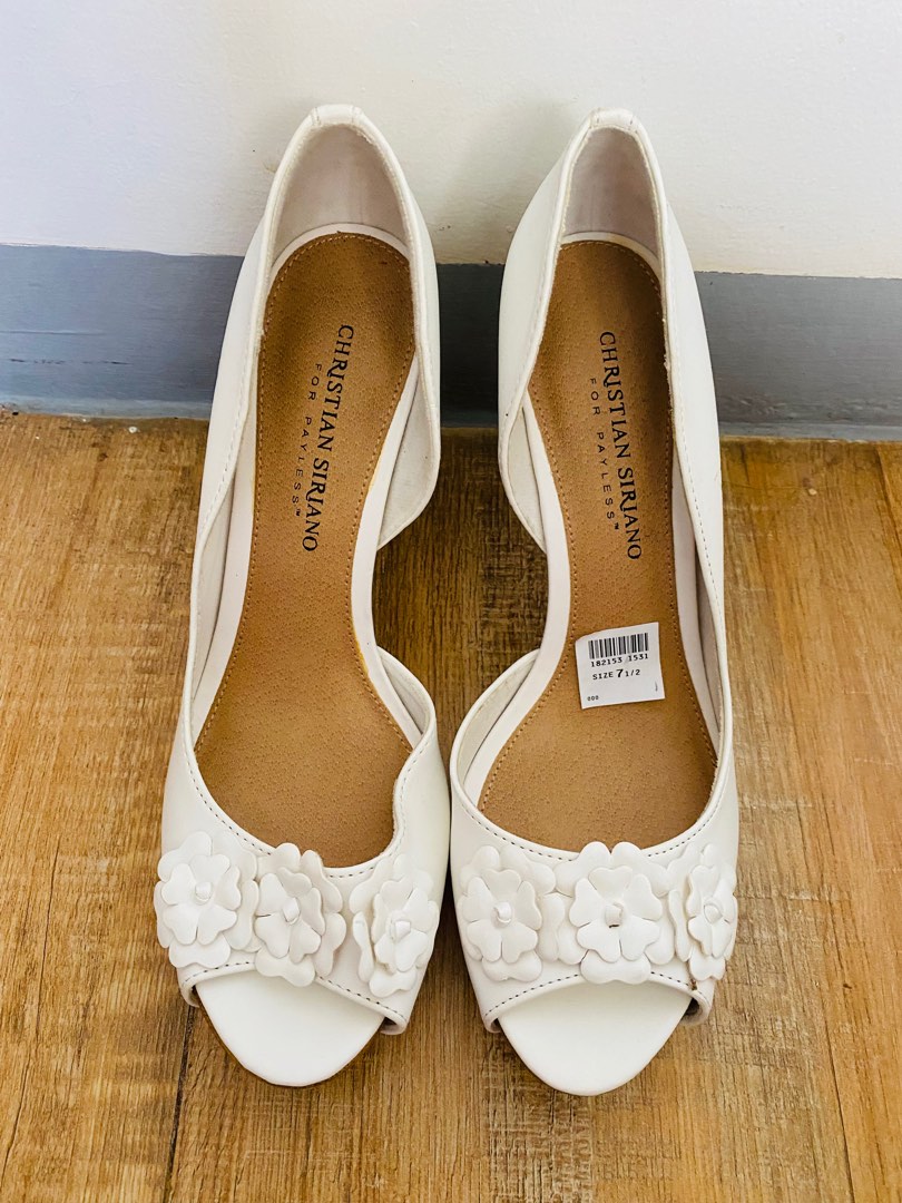 Christian siriano clearance white heels
