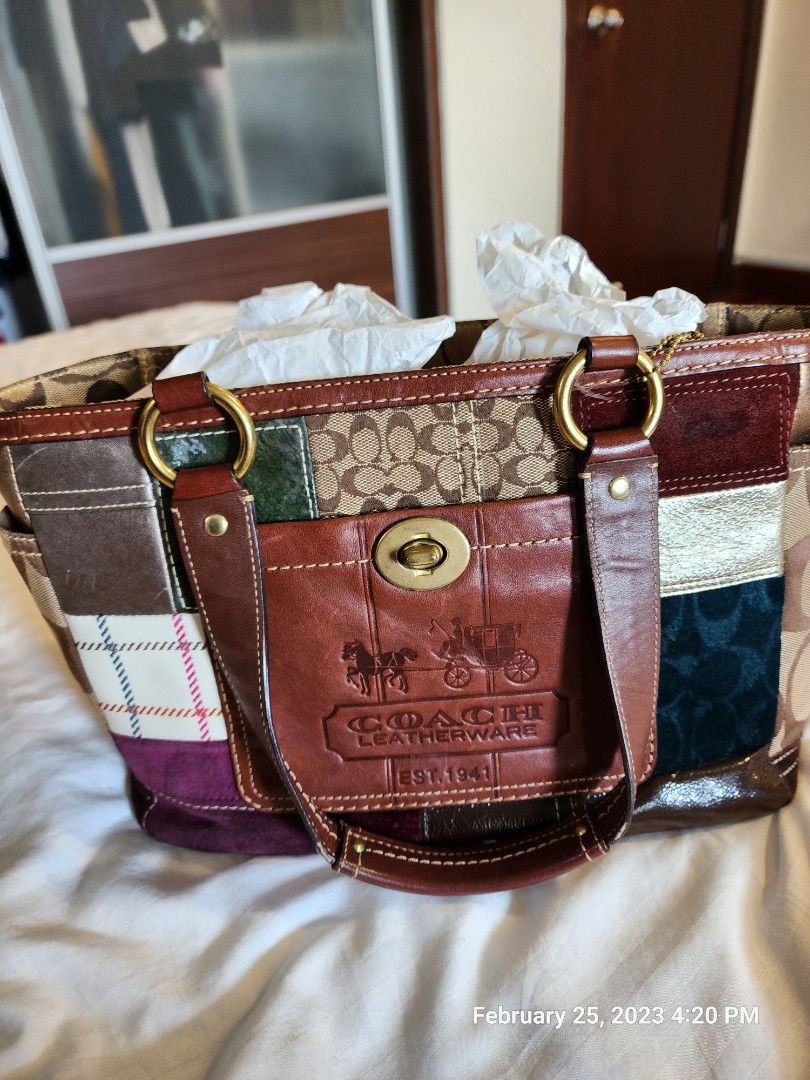 Coach leatherware best sale vintage bag