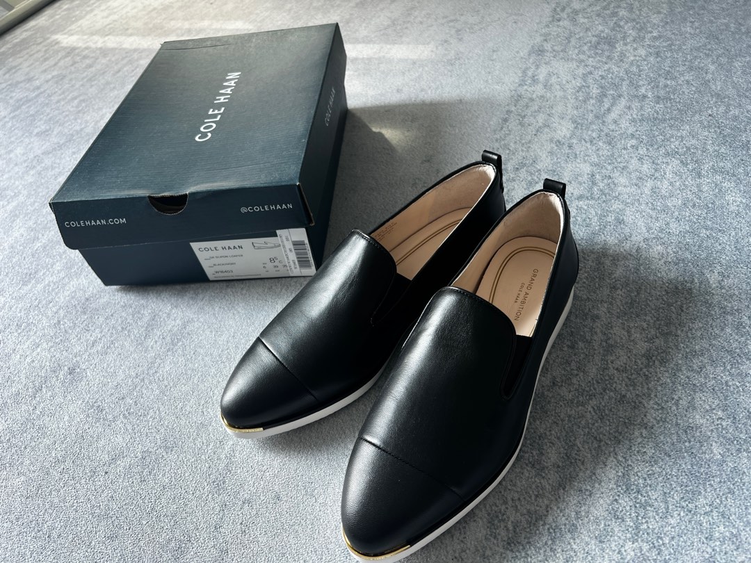 Cole haan slip on loafer 超舒服鞋39號, 女裝, 鞋, Loafers - Carousell