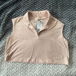 Collared Crop Top