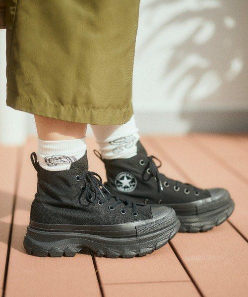 極美品】コンバース ALL STAR Hi グレー ゴルフ レザー - 靴