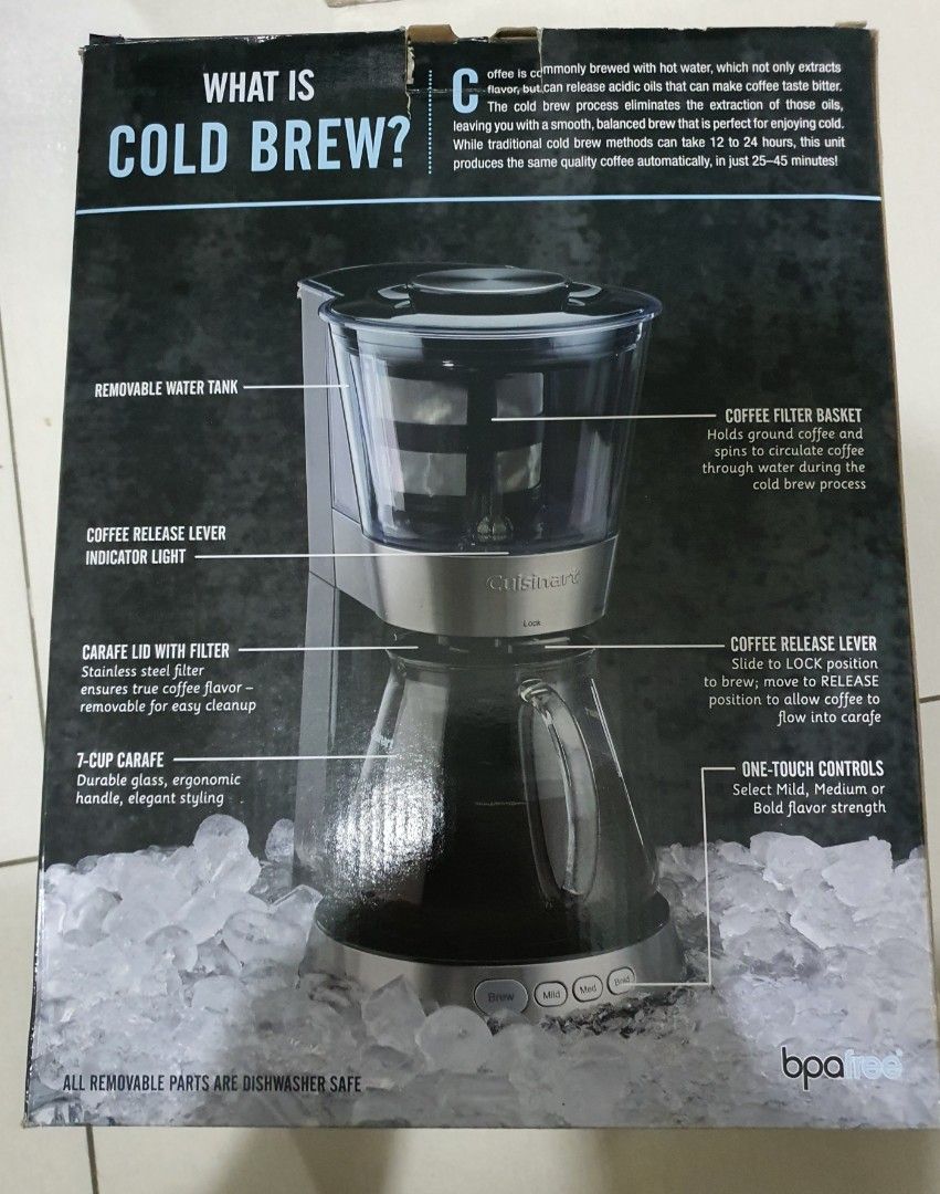 Photo inspiration: Cold Brew Coffee Machines For Small Kitchen Appliances Reference: Cuisinart Coffee Maker Cold Brew TV Home Appliances Kitchen