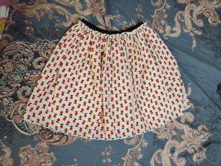 Cute Cherry Designed Skirt