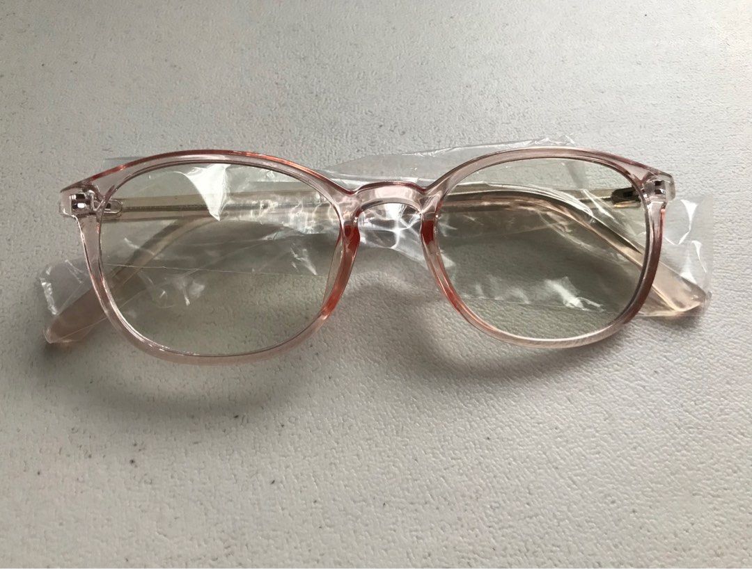 Cyxus transparent pink blue light eyeglass (Category: Sunglasses & Eyewear) located in Pasay City. Submitted by lulu.coco (Listing ID 1217311381, Image 2). Description: • Brand new extra pair • Anti blue light • No meet up. GoGo Xpress, Grab, lalamove - shipping c/o buyer • BDO deposit or Gcash .