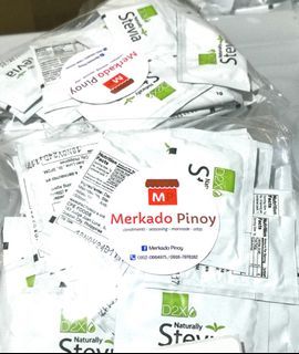 D2x Stevia All Natural Sweetener 100pcs. Per pack