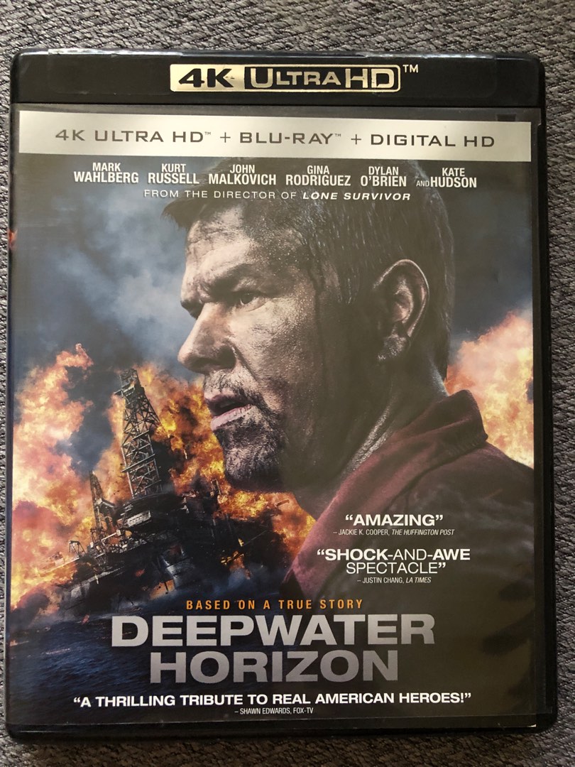 DEEPWATER HORIZON 4K BLURAY BLU RAY, Hobbies & Toys, Music & Media, CDs