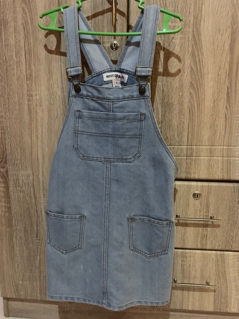 Denim Skirt Jumpsuit on Carousell