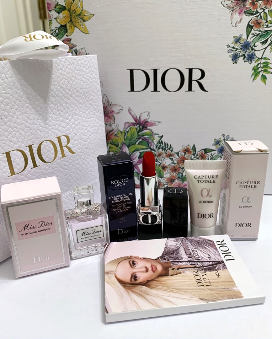 Dior Miniature Lipstick, Miss Dior Blooming Bouquet and Capture Totale