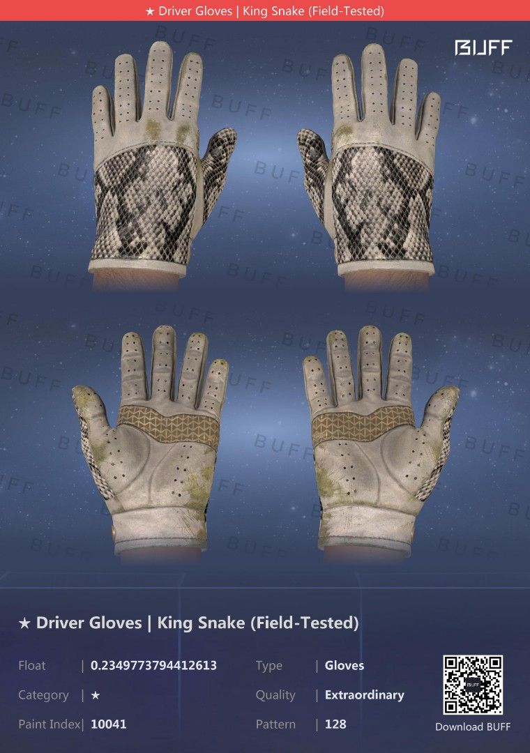 Driver gloves king snakes, Video Gaming, Gaming Accessories, InGame