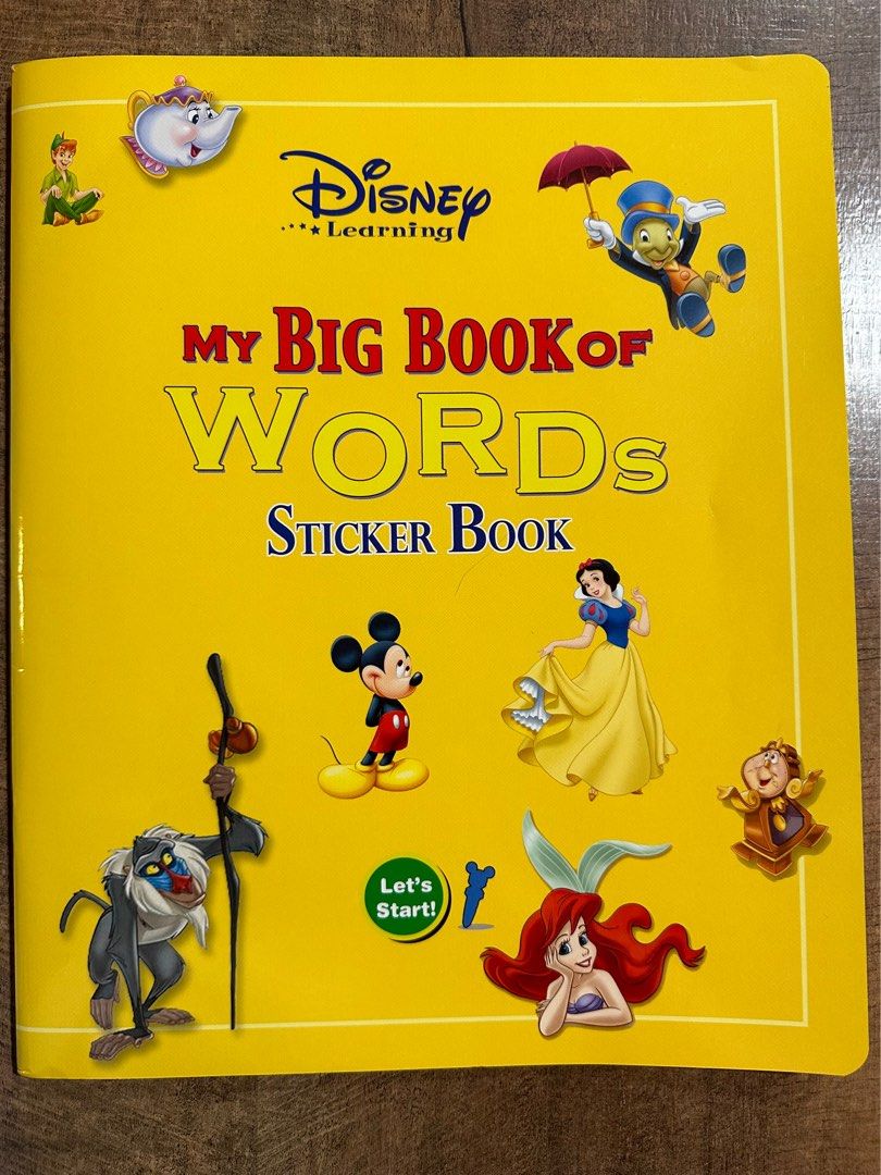 サイン・掲示用品 パネル DWEmy big book of words sticker book
