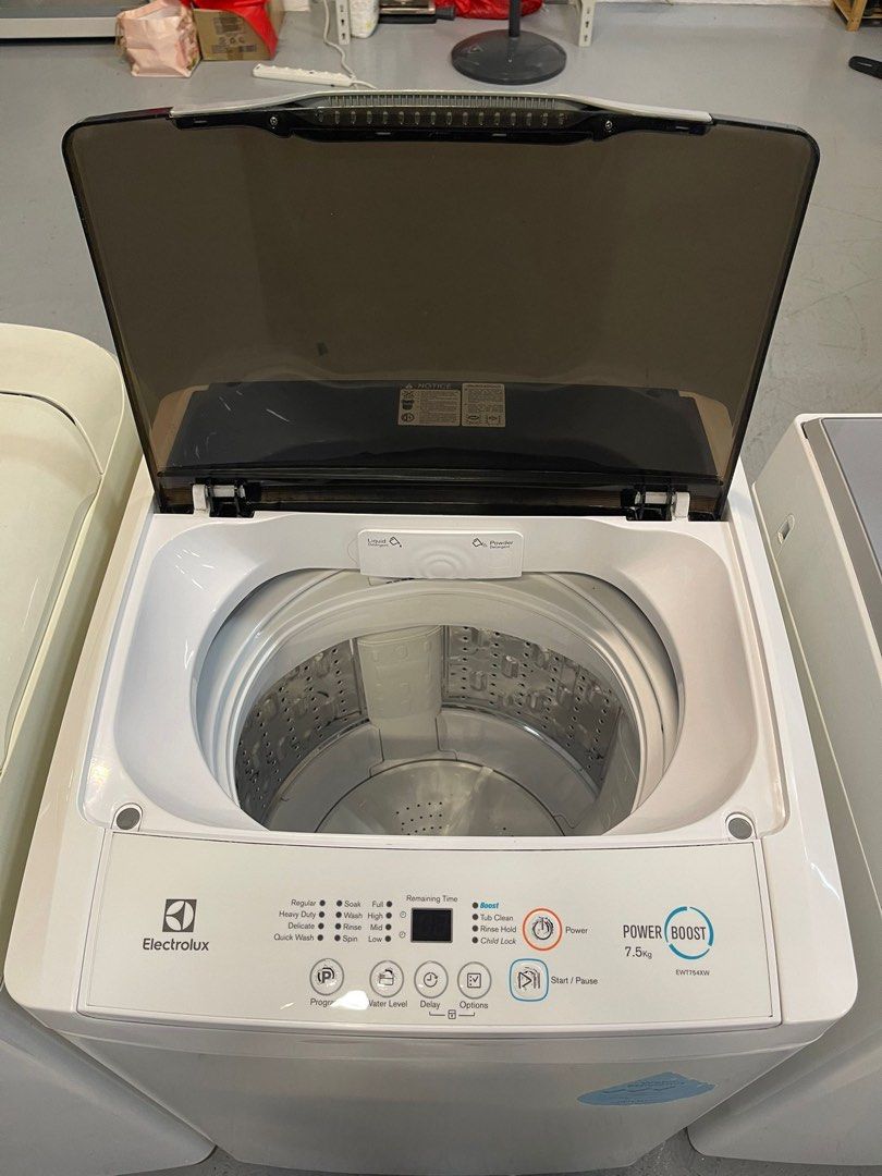 Electrolux 7.5Kg Top Load Washing Machine ( EWT754XW ), TV & Home
