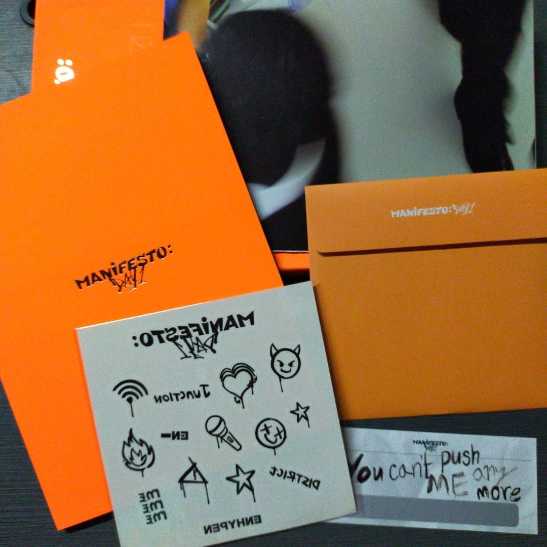 ENHYPEN MANIFESTO ALBUM STANDARD VER, Hobbies & Toys, Memorabilia
