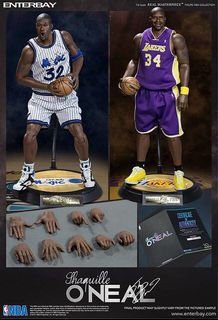 Enterbay NBA shaquille o‘neal 1/6 公仔