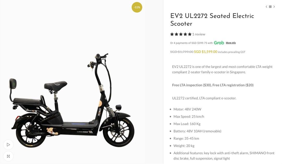 Escooter, Sports Equipment, PMDs, EScooters & EBikes, EScooters & E