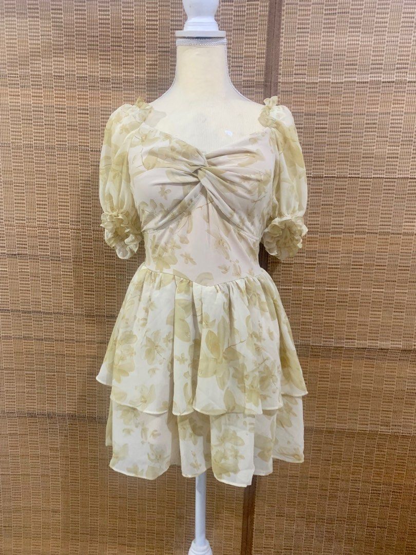 green emerald velvet dress Athena Fairy White Dress - Gu Fashion main image 1