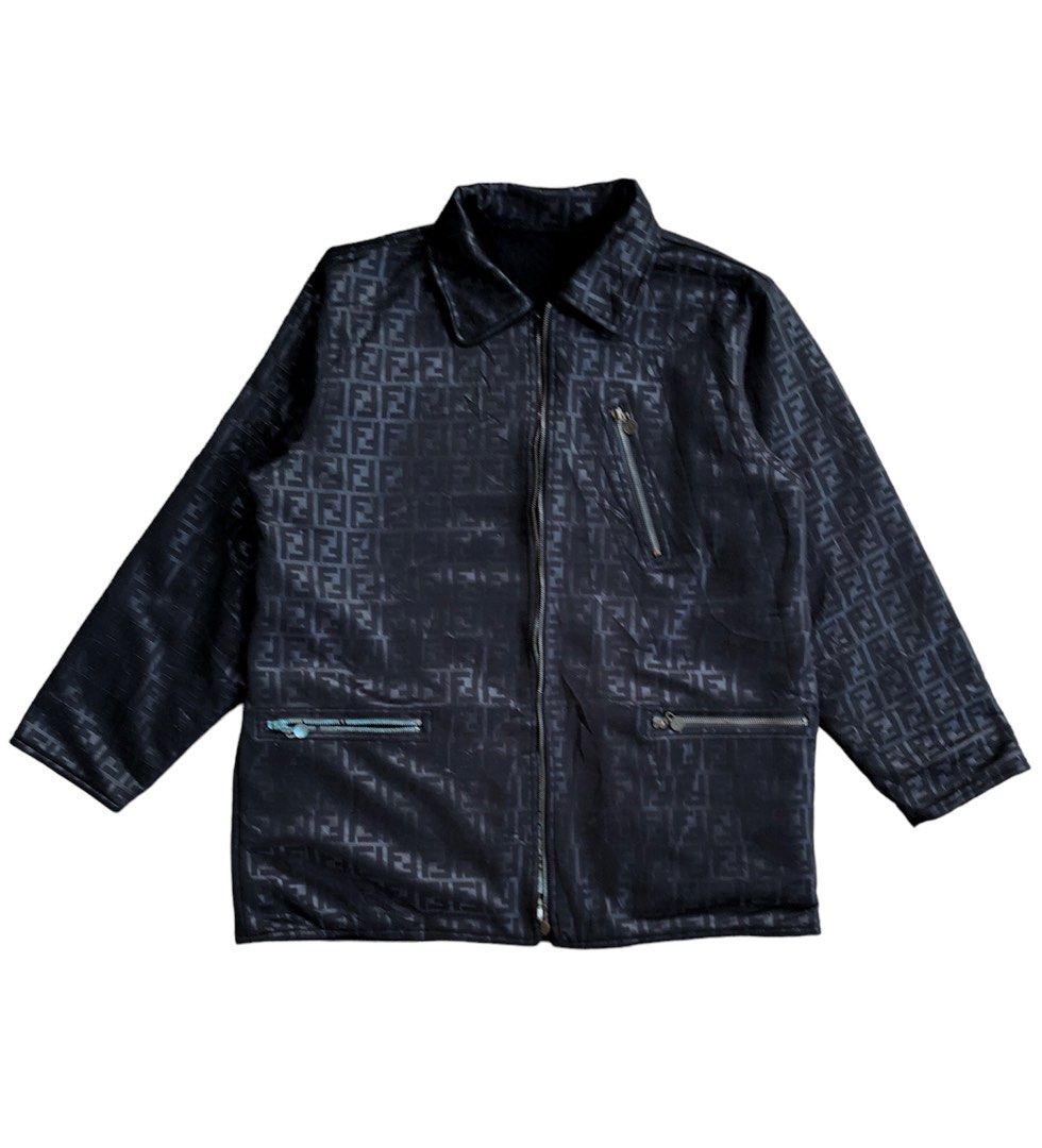 FENDI ZUCCA Monogram Reversible Jacket