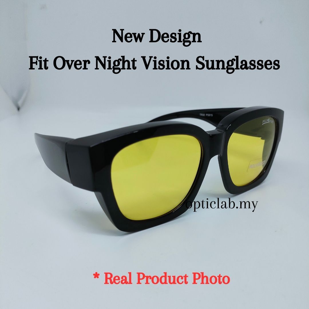 Fit Over Night Vision Glasses For Men Women Polarized Driving