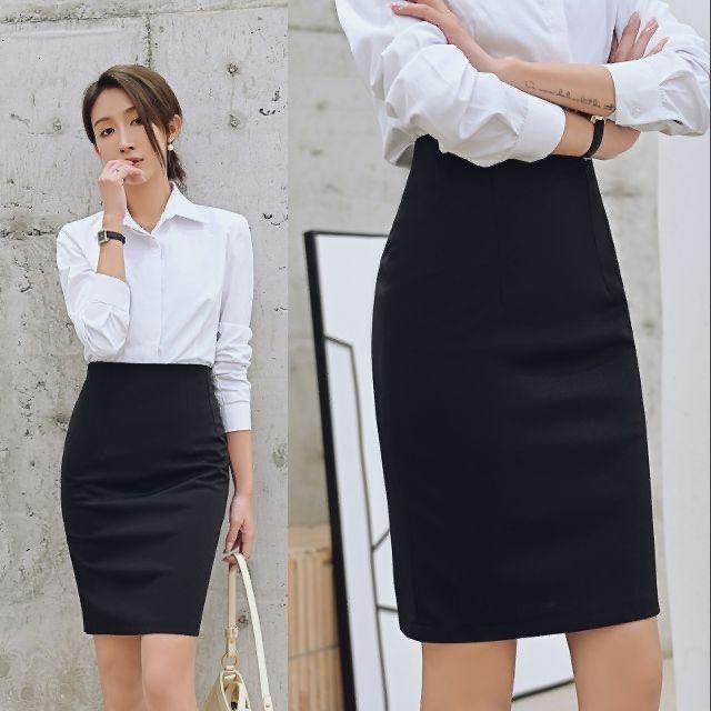 Formal OL Skirt Pencil Stretchable Slim Fit Short Long Skirt Non-Iron  Wirnkle Free, Women's Fashion, Bottoms, Skirts on Carousell