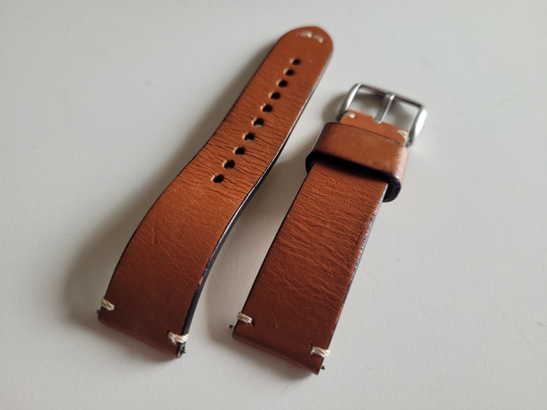Fossil genuine leather watch discount