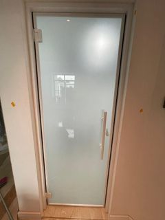 Frosted Swing Door