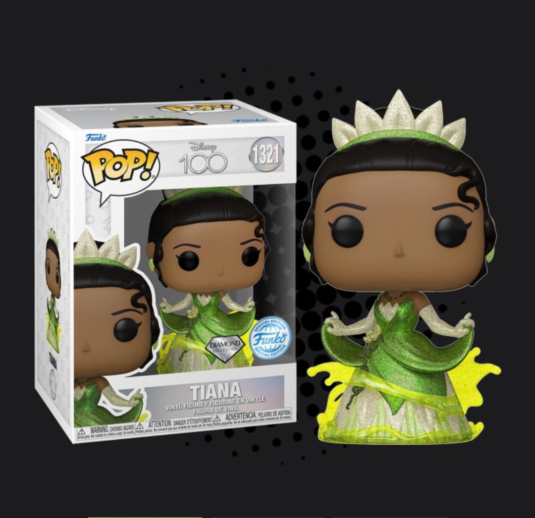 Funko Pop! Disney Princess: Tiana & Naveen Glitter Exclusivo