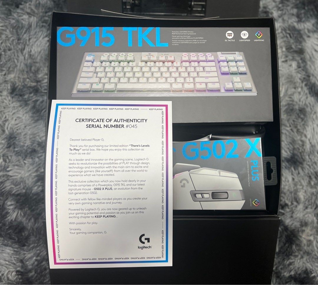 G502X Plus/G915 TKL /Powerplay Lmtd Edition, Computers & Tech, Parts