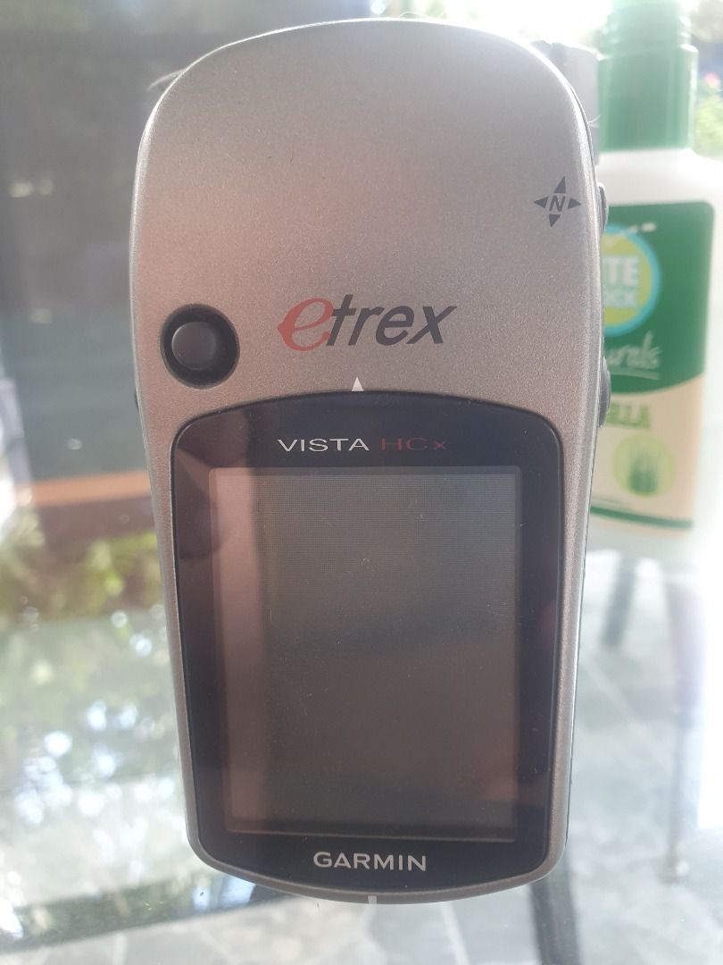 Garmin Etrex Vista HCX lightly used (Category: Hiking & Camping) located in Angeles City. Submitted by palmi6010 (Listing ID 1217249531, Image 1). Description: Neither deep foliage, nor canyons faze the rugged eTrex Vista HCx. Its high-sensitivity receiver holds a GPS signal in the toughest environments. Similar to the Vista Cx, this handheld navigator also has a bright color screen, barometric altimeter, electronic compass, microSD™ card slot an