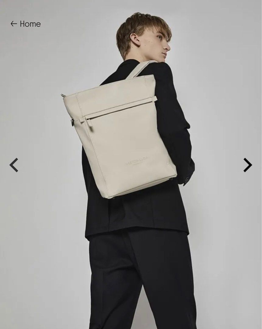 Gaston Luga Tate Cloud Cream, Men's Fashion, Bags, Backpacks on Carousell