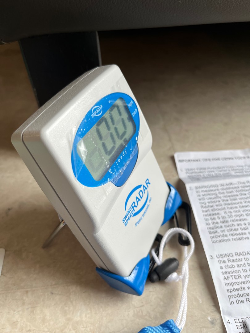 Golf Swing Speed Radar, Sports Equipment, Sports & Games, Golf on Carousell