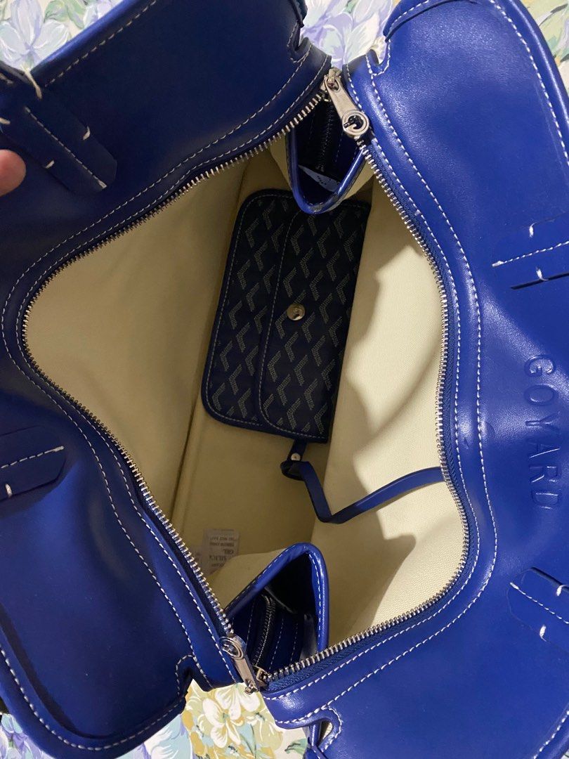 Goyard blue with zipper shoulder bag, Women's Fashion, Bags & Wallets,  Shoulder Bags on Carousell