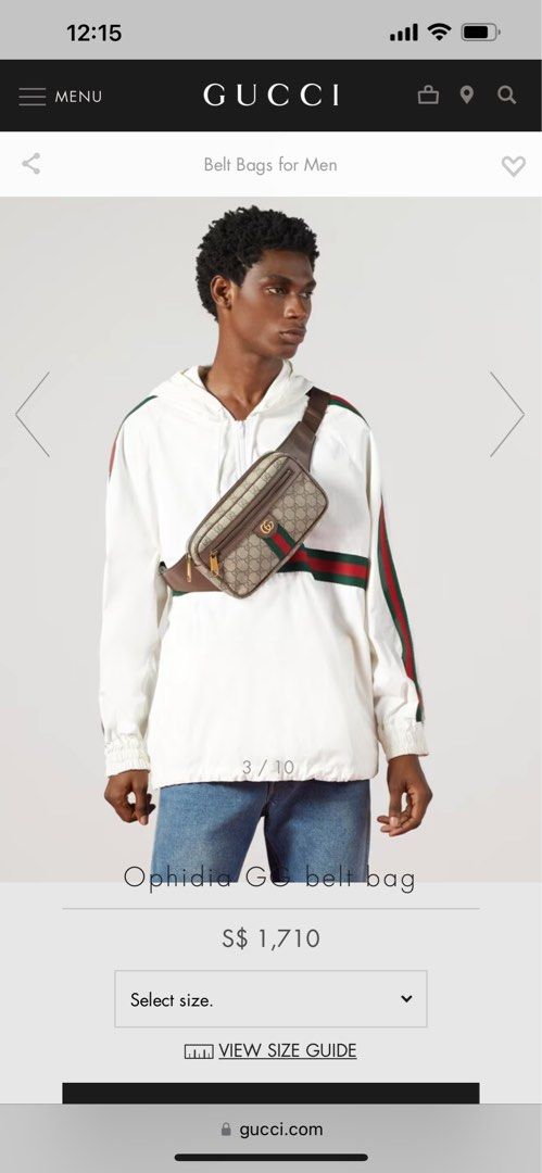 Gucci belt bag Luxury Bags Wallets on Carousell