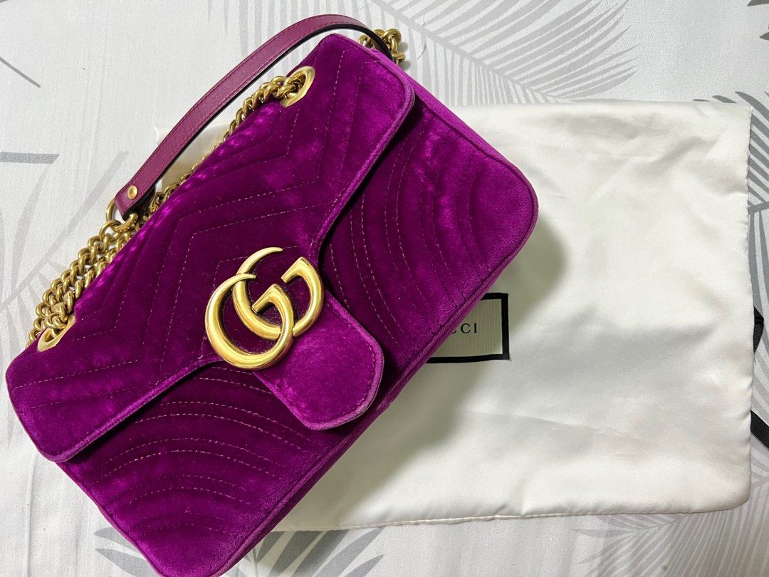 Marmont velvet cheap shoulder bag