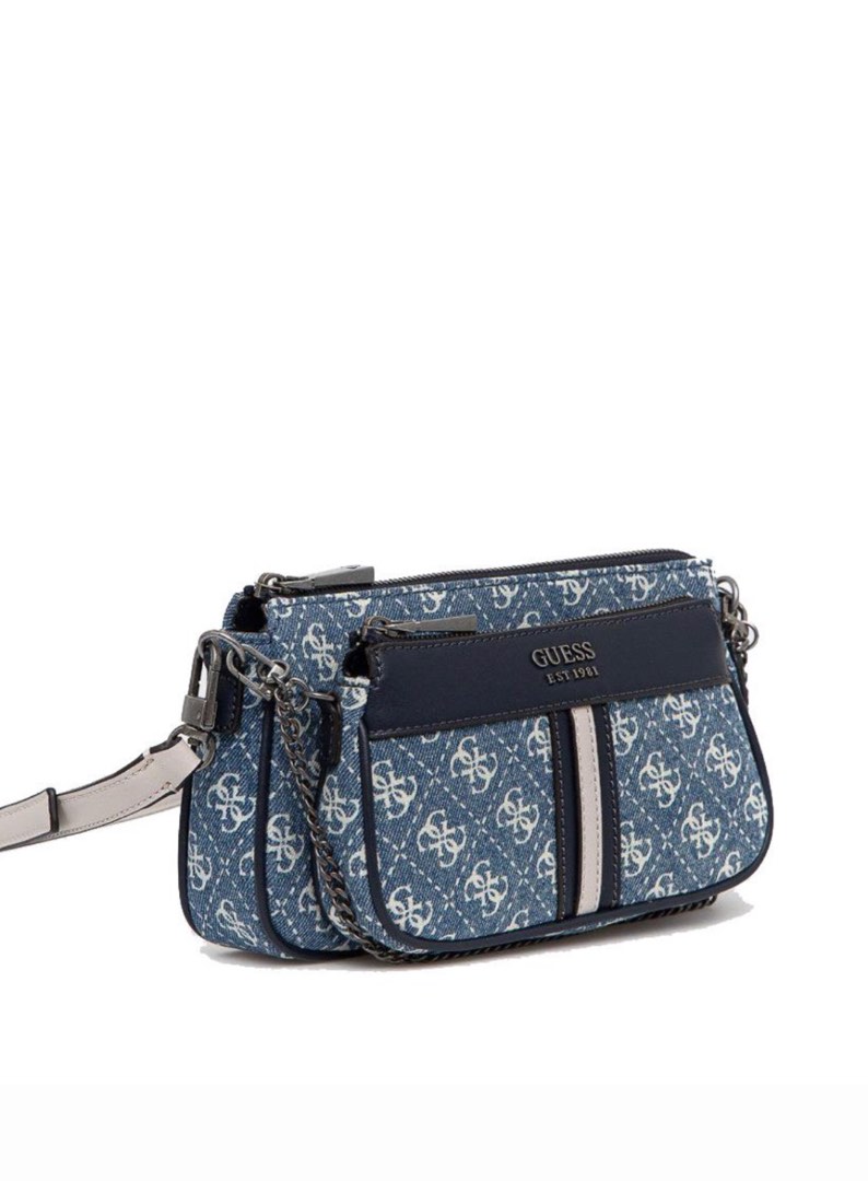 guess chain zip organizer