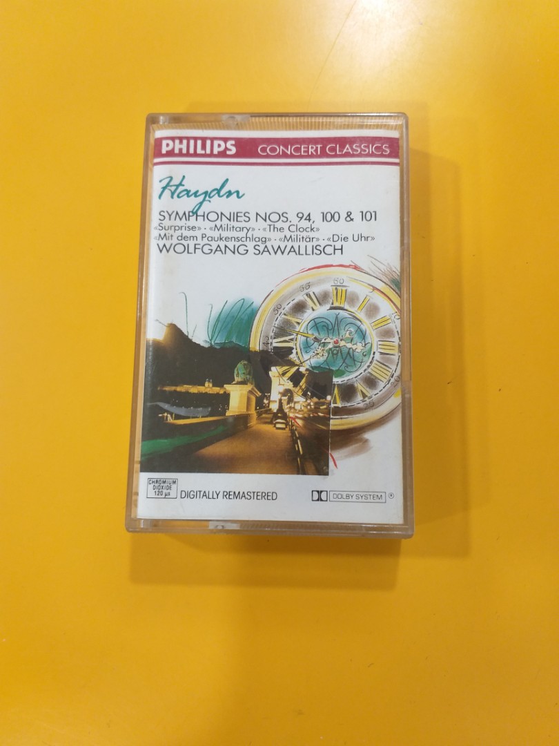 HAYDN:SYMPHONIES NOS.94,100&101.SAWALLISCH 錄音帶卡帶 磁帶 盒帶