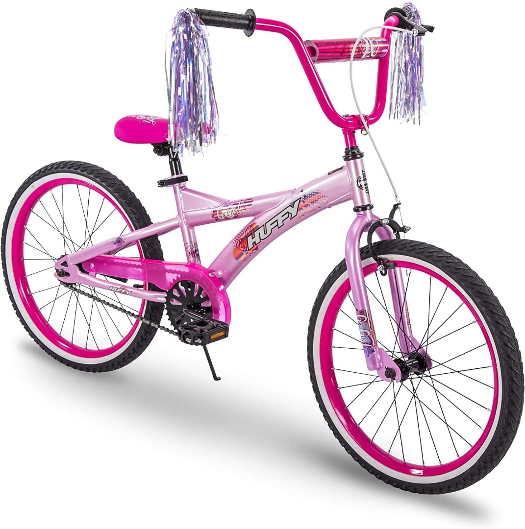 Huffy Kids Bike Go Girl & Ignyte 20 inch, Quick Connect or Regular Assembly, Kickstand Included