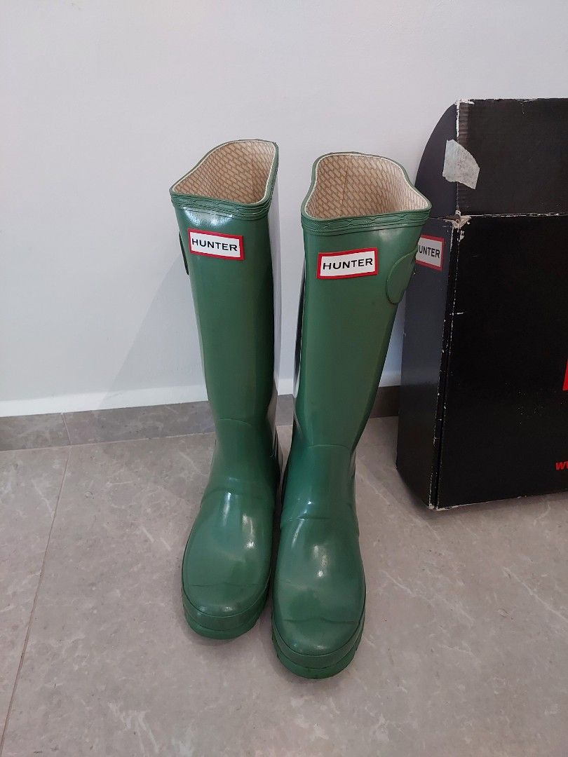 Glossy hunter clearance boots