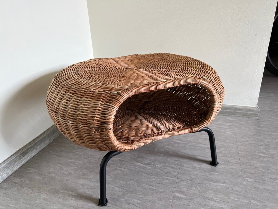 Ikea Gamlehult footstool with storage, Furniture & Home Living