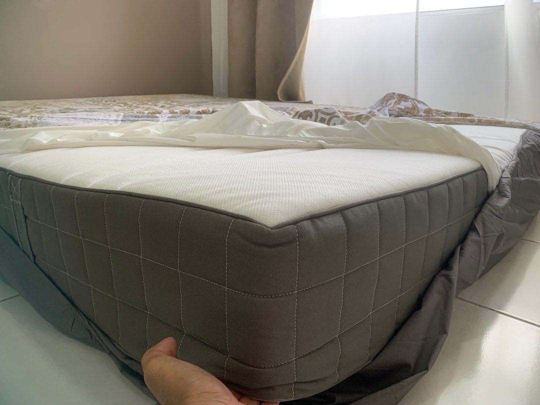 Ikea Hovag Queen mattress like new, Furniture & Home Living, Furniture