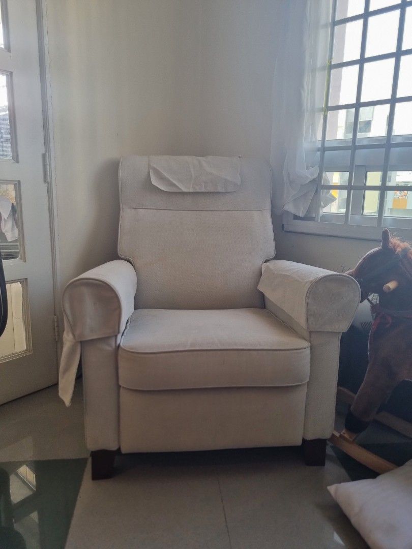 IKEA recliner, Furniture & Home Living, Furniture, Sofas on Carousell
