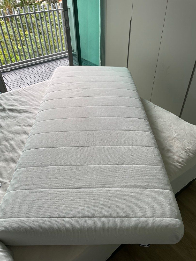 IKEA SINGLE mattress, Furniture & Home Living, Furniture, Bed Frames
