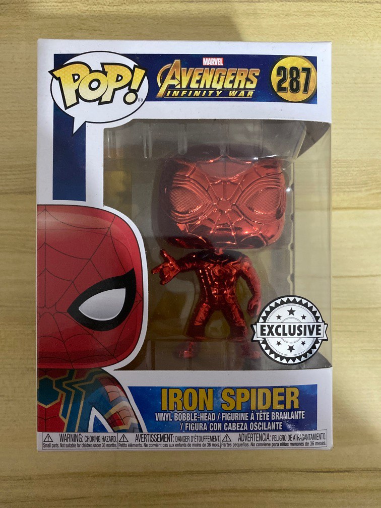 Chrome iron clearance spider pop