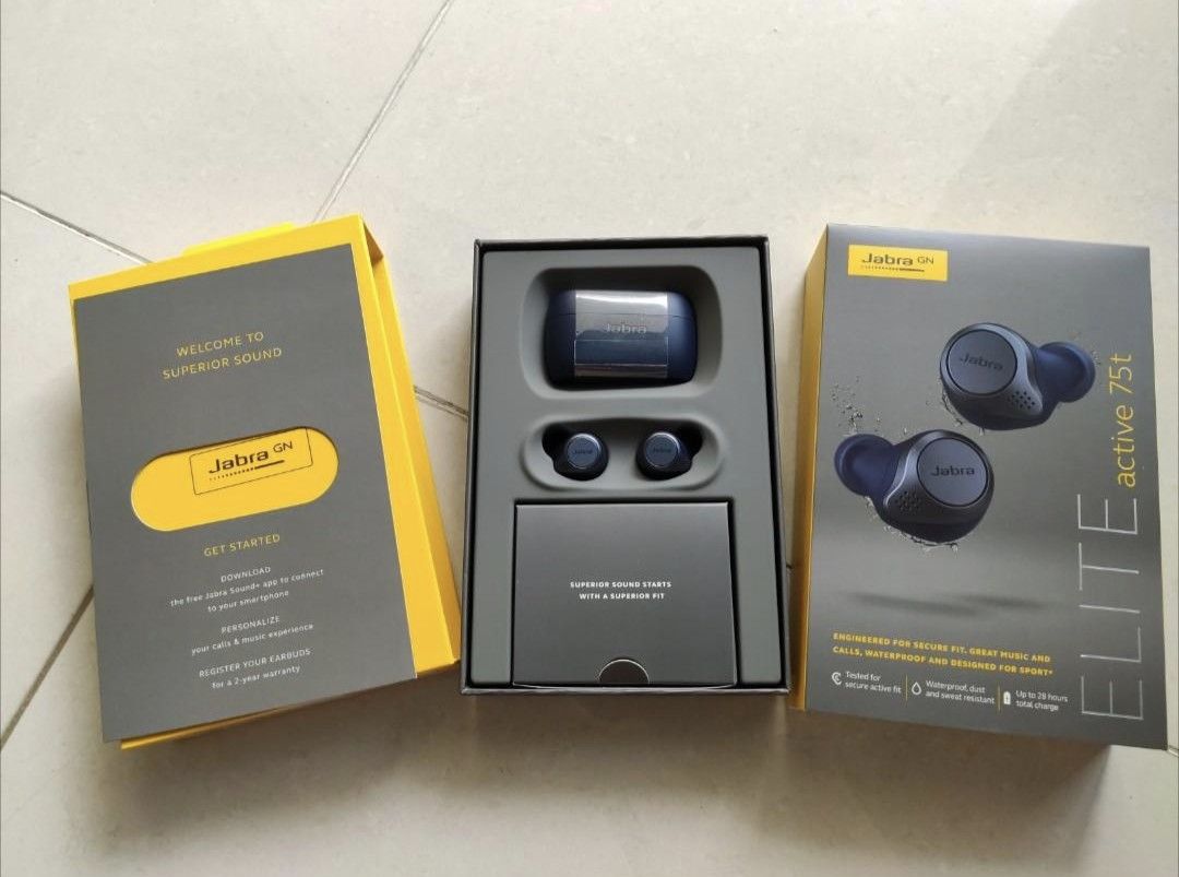 Unboxing jabra elite active 75t best sale