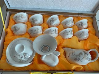Jade porcelain teaware