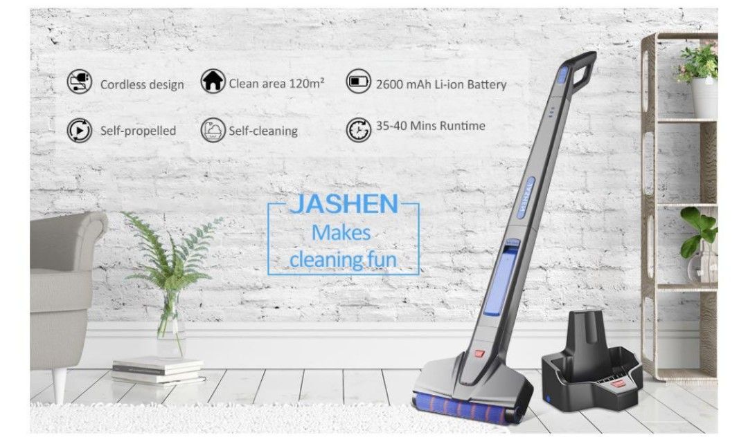 JASHEN M12 Cordless Spinwave Mop,JASHEN Electric Mop,JASHEN Self