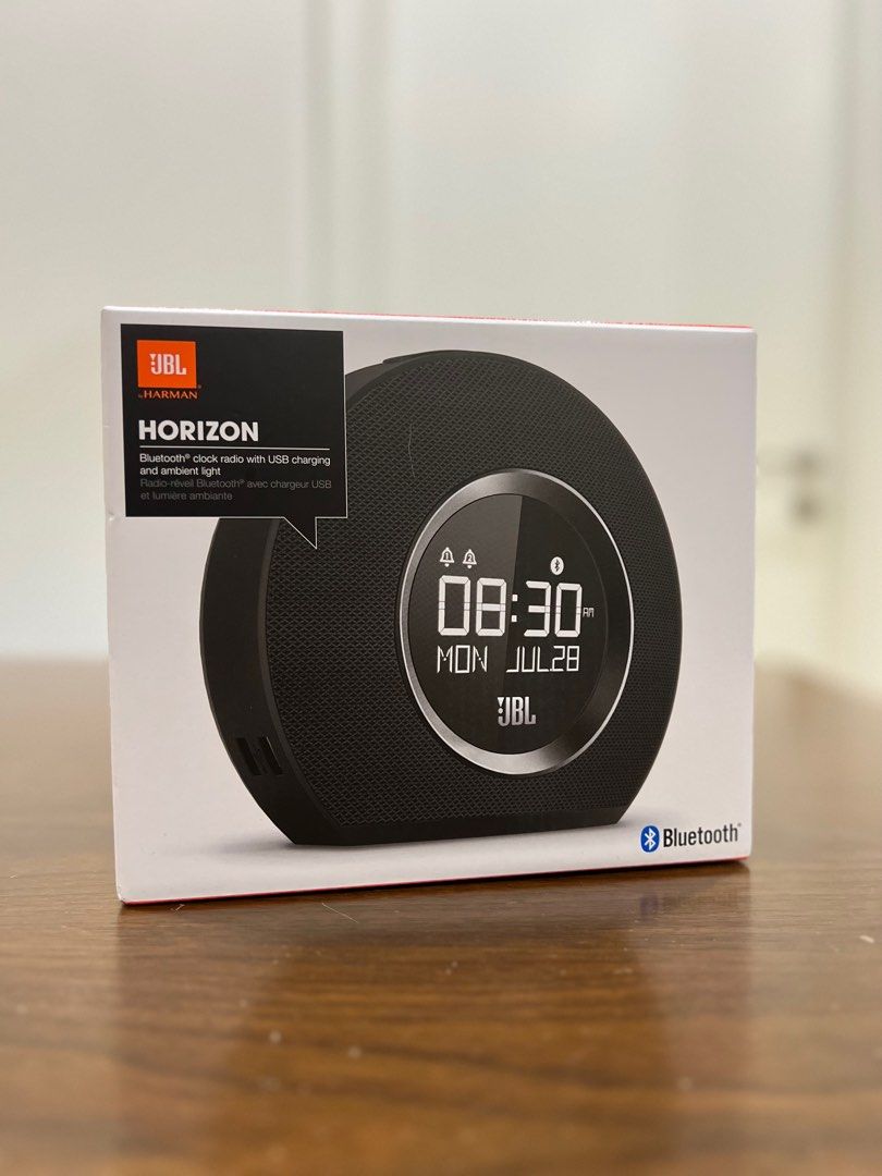 JBL Horizon Bluetooth Speaker + Alarm Clock, Audio, Portable Music