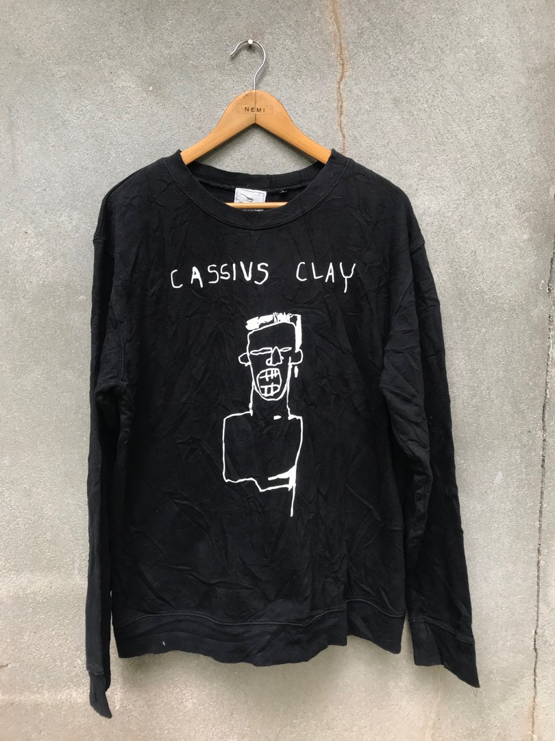 jean michel basquiat cassius clay sweatshirt, Men's Fashion, Coats, Jackets and Outerwear on