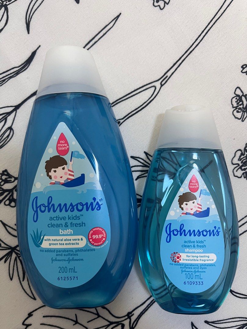 Johnson baby 2024 shampoo blue