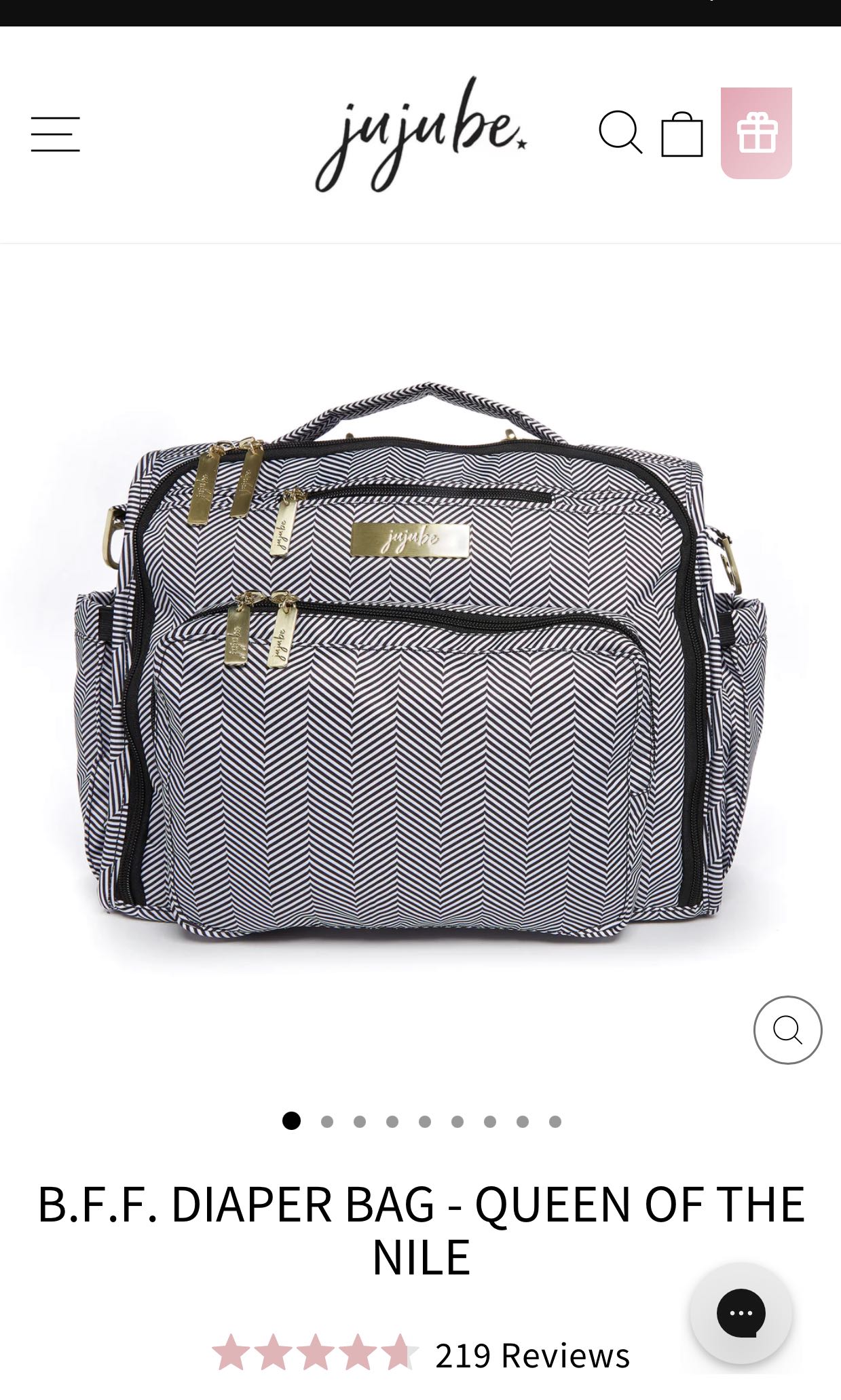 Jujube diaper bag 2025 queen of the nile